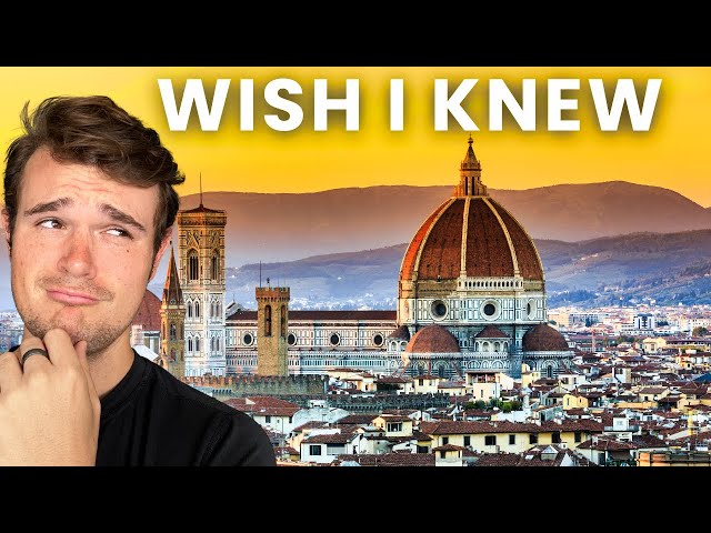 Travel vlog - 43 Tips I Wish I Knew Before Visiting Florence, Italy