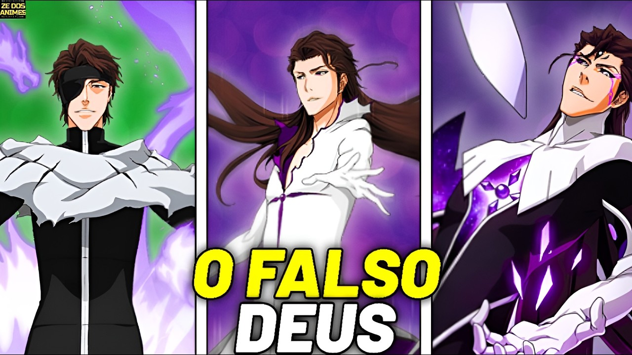 TODAS AS FORMAS E PODERES DO AIZEN SOSUKE EXPLICADOS EM BLEACH