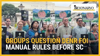 Download lagu Environmental groups take DENR to Supreme Court over FOI restrictions | The Daily Dish mp3