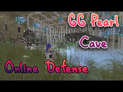 Defending our pearl cave against THE BIGGEST TRIBE on the most populated ark cluster - bams ark
