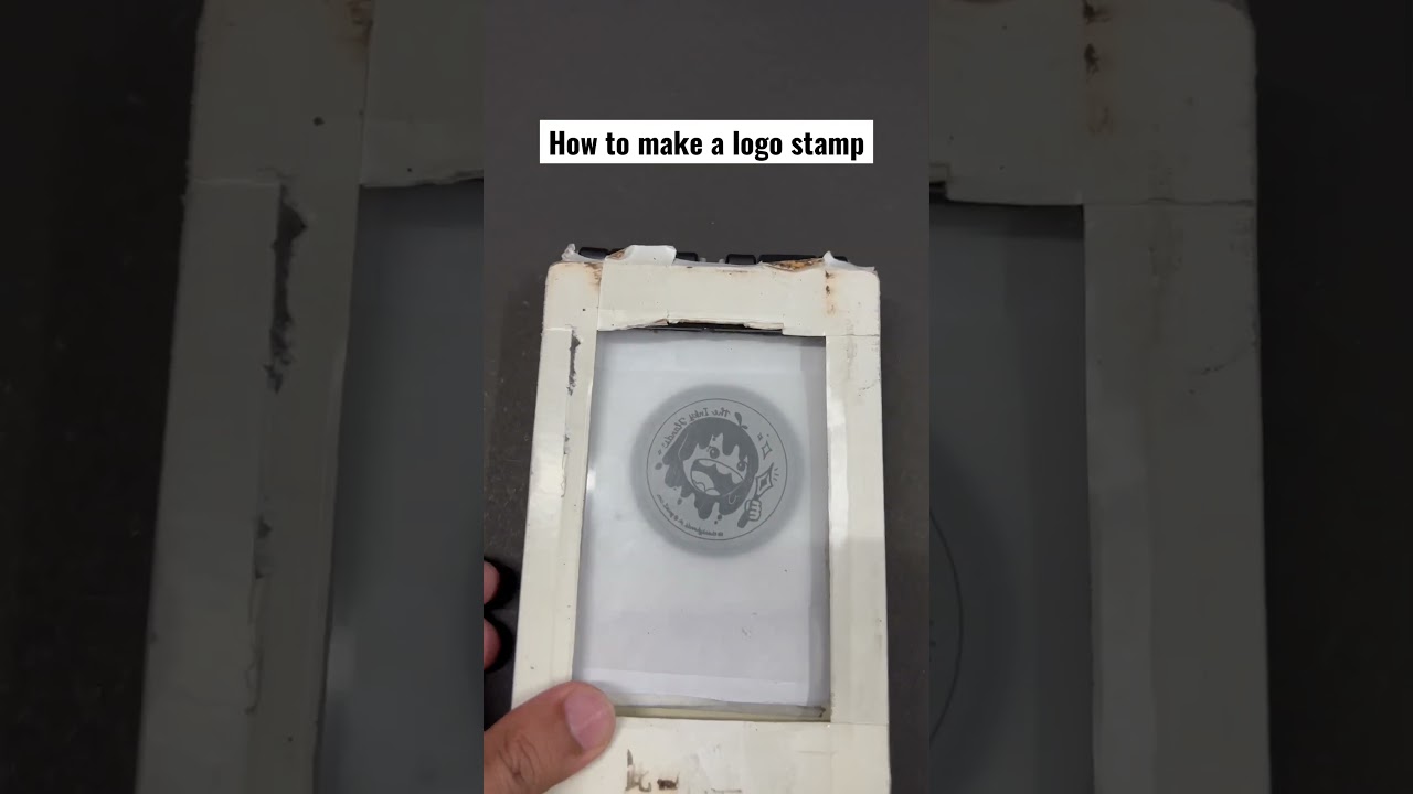 How to make a logo stamp #diy #stamps