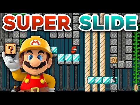 Super Mario Maker - [SO FUN!] SUPER Slide House - Level Showcase