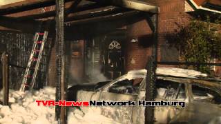 preview picture of video 'Brandstiftung unter dem Carport'