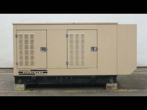 Generac SG0050 50 KW natural gas / propane generator, GM 5.7L engine, 352 Hrs, Yr 2002 - CSDG # 4469