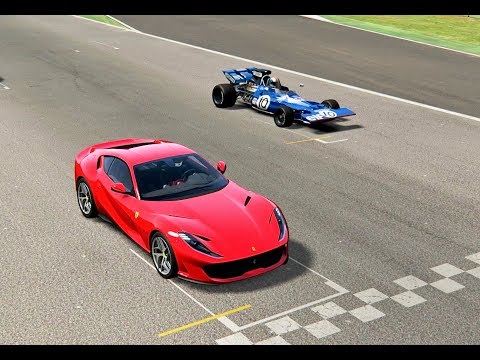 Ferrari 812 Superfast vs Tyrrell F1 1971 - Imola