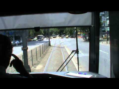 Cab view in Bucur LF pe linia 34 intre "Calea Dorobantilor" si "Banu Manta"