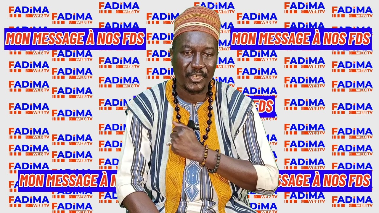 LE MESSAGE DU CINÉASTE FIDÈLE COMPAORÉ À NOS FORCES DE DÉFENSE ET DE SÉCURITÉ (FDS)  ET NOS VDP