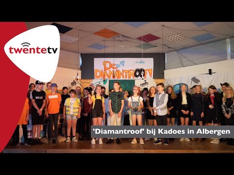'Diamantroof' bij Kadoes in Albergen. De eindmusical groep 8 - Twente TV