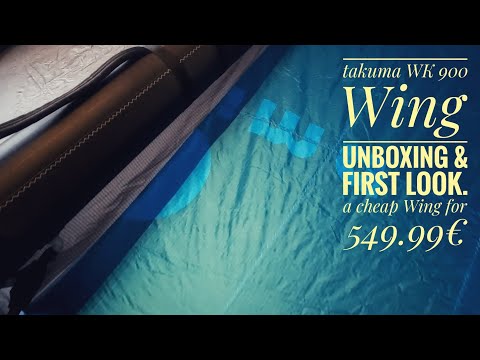 Takuma WK 900 3,5qm unboxing & first look. a cheap Wing for 549,99€ the next Days testing in Action.