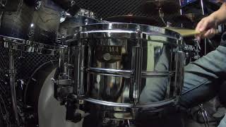 Video thumbnail for TAMA Power Metal Steel Snare 14"x6.5" by JiangBow Jiang