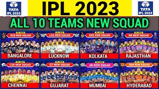 IPL 2023 - All Teams Squad |  IPL 2023 All 10 Teams Players List|CSK,RCB,MI,KKR,LSG,GT,RR,KKR,DC,SRH