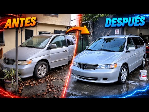 RESTAURAMOS esta HONDA ODYSSEY abandonada durante AÑOS... iMira cómo quedó!😱