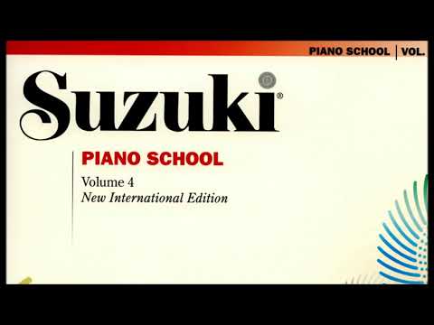 Suzuki Piano School - Livro 4- New International Edition