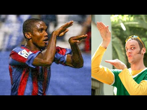 ETO'O celebración QUÉ PASA NENG 15/10/2005