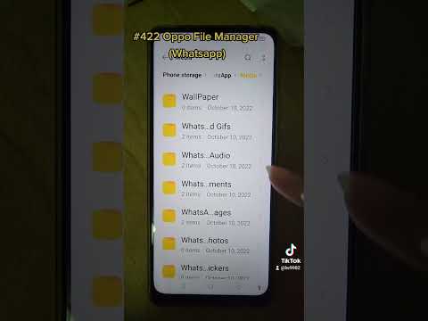 422 Oppo File Manager (Whatsapp). Another way to find your Whatsapp Images or video. #whatsapp