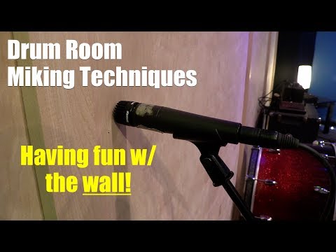 Drum Room Mic Techniques: SM57 on the wall!