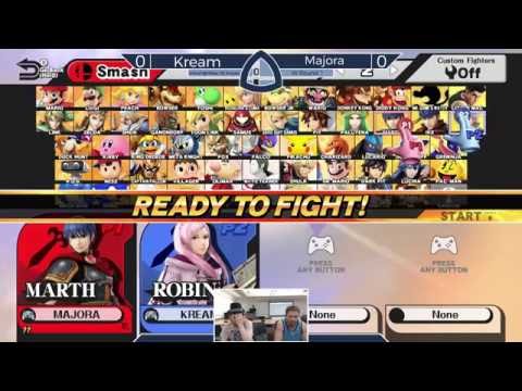 Sm4sh@Mines 38 - Majora (Marth) Vs. Kream (Robin) - Winners Round 1