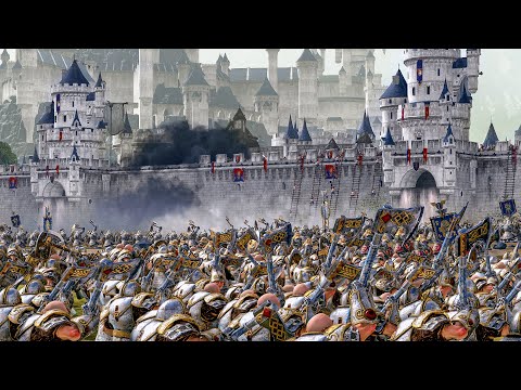 Siege of Bordeleaux - DWARFS vs BRETONNIA - Total War: WARHAMMER 2 Cinematic Battle