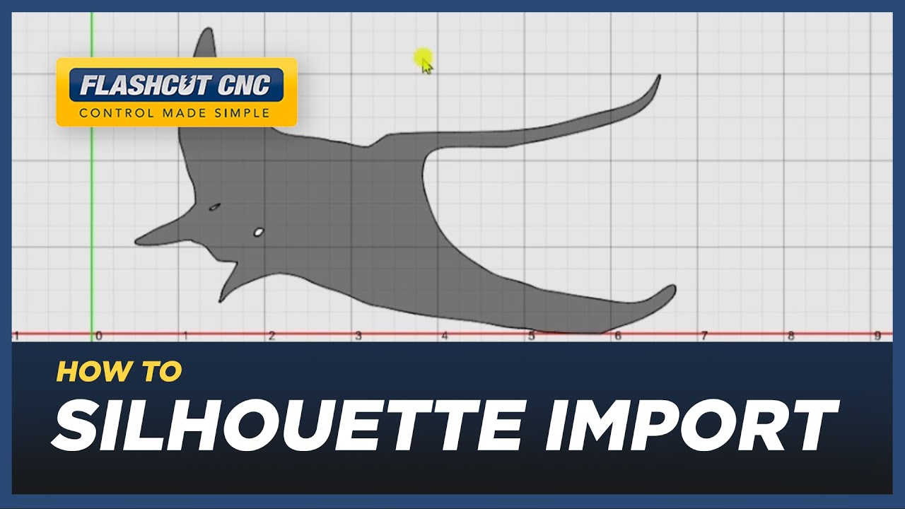 How to Import a Silhouette Image - FlashCut CAD/CAM/CNC Software
