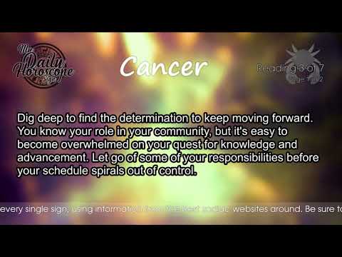 Cancer's Daily Horoscope for Tuesday July 17th, 2018