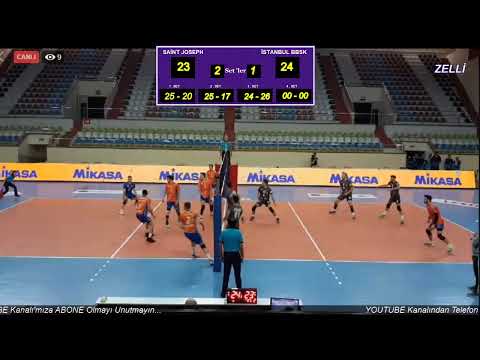 SAİNT JOSEPH & İSTANBUL BBSK TVF ERKEKLER 1.LİG (A) GRUBU MAÇI