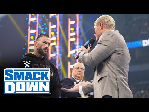 FULL SEGMENT – Reigns and Rhodes come face to face before WrestleMania: SmackDown, March 22, 2024