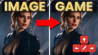 FREE AI Makes Games from ANY Image! (So Easy!)