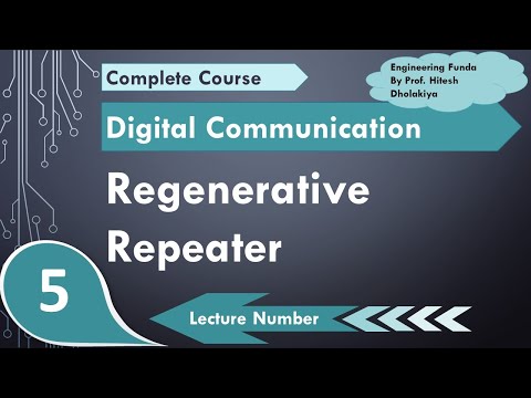 Regenerative repeater objectives basics working block diagram