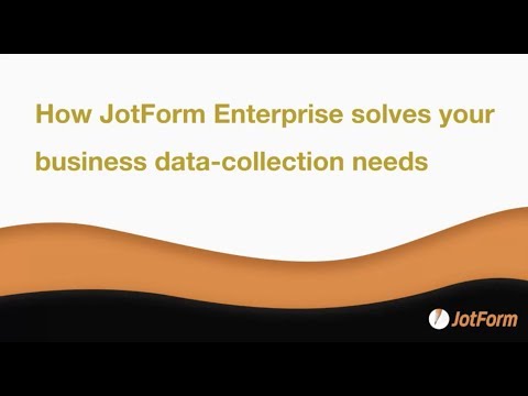 Online Data Collection Tool for Enterprises | Jotform Webinar
