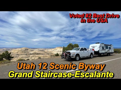 Driving Utah Route 12 Scenic Byway Through Grand Staircase-Escalante