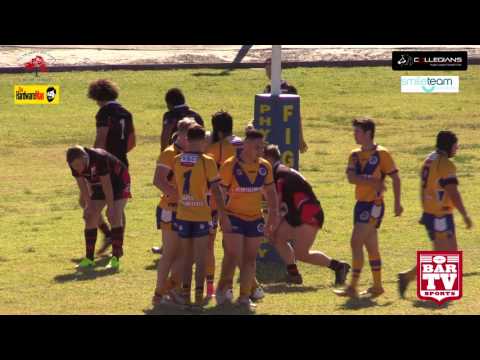 2017 IDRL Round 12 Under 18s highlights - Dapto Canaries Vs Collegians