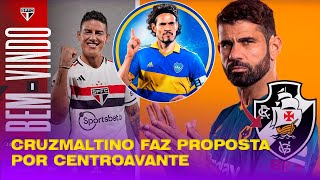 🚨 VASCO NEGOCIA COM DIEGO COSTA, SÃO PAULO ANUNCIA JAMES RODRIGUES, CAVANI NO BOCA JUNIORS