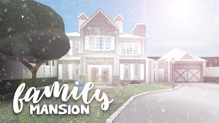 Roblox | Bloxburg: Family Mansion | Speedbuild