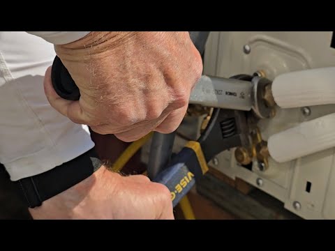 Mini split how to properly torque your line set connections Don't forget the nylog