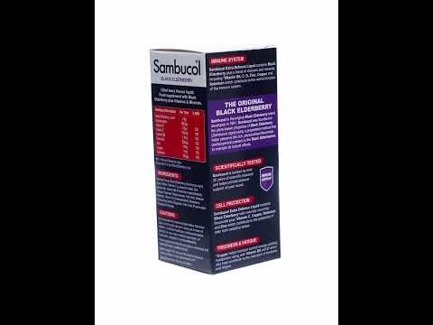 Sambucol Extra Defence Liquid 120 мл. сироп Самбукол Экстра защита черная бузина от 12 лет - фото 1 - id-p1107878694
