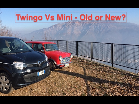 Renault Twingo Vs Austin Mini Road Test - New against Classic!