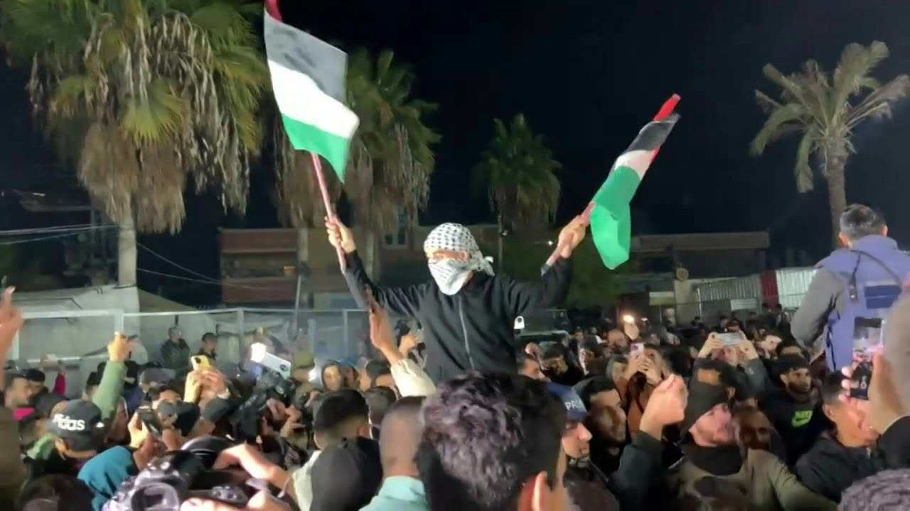 Palestinos em Gaza comemoram acordo | AFP