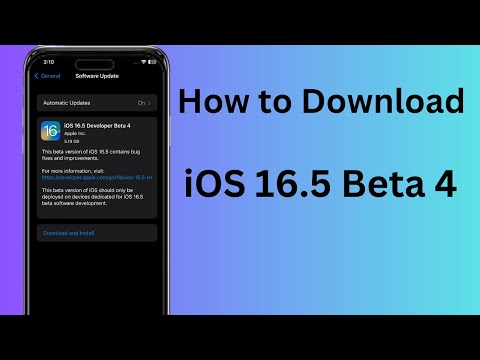 iOS 16.5 Beta 4 Download || install iOS 16.5 Beta 4