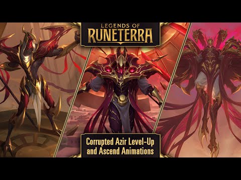 Legends of Runeterra - Corrupted Azir Level-Up Animation