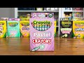 Pastel Crayons New Crayons From Crayola