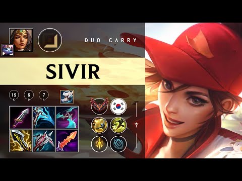 Sivir ADC vs Ezreal - KR Grandmaster Patch 26.01