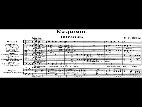 Heinrich Ignaz Franz Biber - Requiem in F minor. {w/ score.}