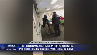 Tarrant County College professor suspended after bizarre behavior