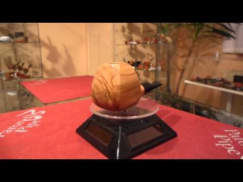 Pipa in olivastro chubby fatta a mano - www.paronellipipe.it