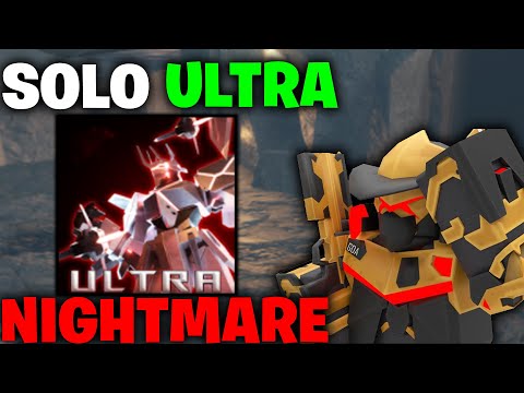 Soloing Ultra Nightmare Mode - Roblox Tower Defense X
