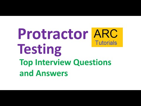 Protractor Interview Questions and Answers | ARC Tutorials