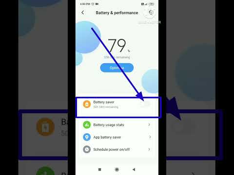 Redmi me battery saver kaise kare | Battery saver on kaise