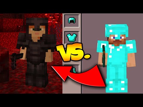 NETHERITE ARMOR VS DIAMOND ARMOR (ALL CHANGES) - Minecraft 1.16 UPDATE!!!!