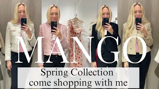 MANGO SHOPPING HAUL TRY ON SPRING COLLECTION | COME SHOPPING WITH ME TO MANGO