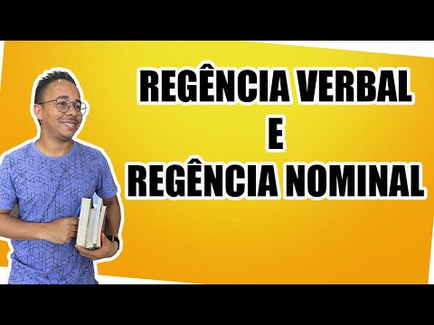 REGÊNCIA VERBAL X REGÊNCIA NOMINAL
